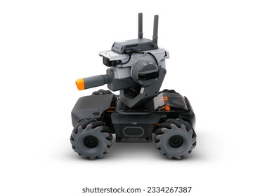 Robomaster S1- The Ultimate Programmable Educational Robot - Isolated on White Background