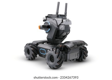 Robomaster S1- The Ultimate Programmable Educational Robot - Isolated on White Background