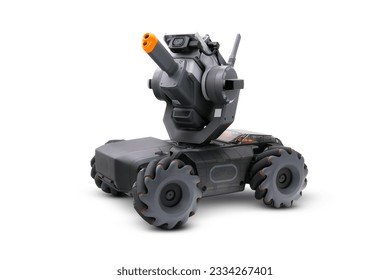 Robomaster S1- The Ultimate Programmable Educational Robot - Isolated on White Background
