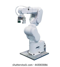 Robot Arm For Industry Isolated