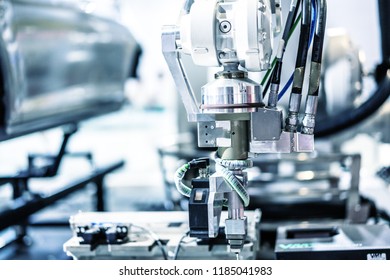 
The robot arm on the automobile production line - Shutterstock ID 1185041983