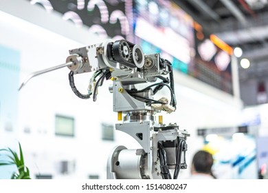robot arm working in factory - Shutterstock ID 1514080247