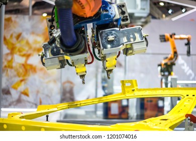 Similar Images Stock Photos Vectors Of Industrial Machine And Factory Robot Concept Blurred Of Factory Robot Arm With Control Box And Copy Space Use For Robot Factory Artwork Concept Shutterstock