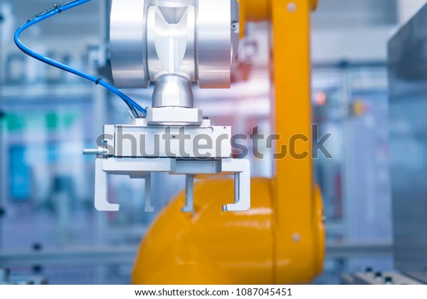 Robotic and Automation system
control application on automate robot arm in smart manufacturing
factory