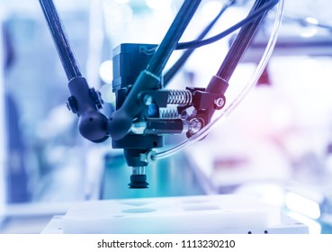 robotic machine tool in industrial manufacture plant,Smart factory industry 4.0 concept. - Shutterstock ID 1113230210