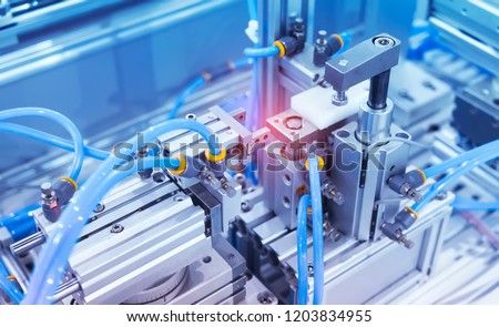 robotic pneumatic input to robot handle grip handle