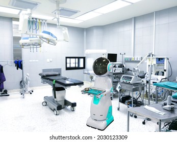 Robotic technology for medical assistants in hospitals - Shutterstock ID 2030123309