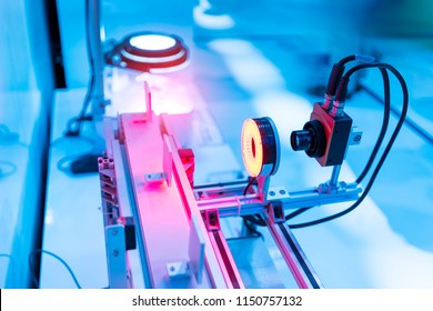 Robotic vision sensor camera system in intellegence factory - Shutterstock ID 1150757132