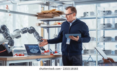 Robotics Development Laboratory Future Engineers Scientists Stock Photo ...