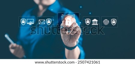 Robust cybersecurity system combines encryption, firewalls, and antivirus software to protect information and ensure privacy against malware and cyber threats. security, privacy, firewall, encryption