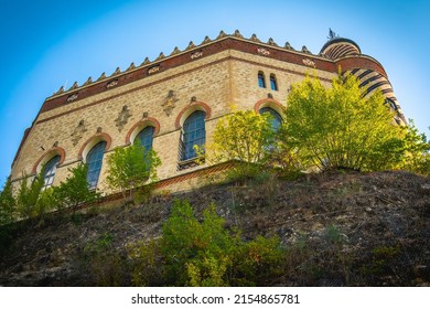 Rocchetta Mattei castle in Riola, Grizzana Morandi - Bologna province Emilia Romagna, Italy . - Shutterstock ID 2154865781