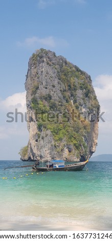 Similar – Wooden boats off island