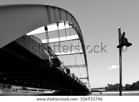 Similar – bridge Berlin Capital city