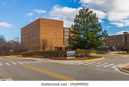 ROCHESTER, MI, USA - NOVEMBER 11: Hamlin Hall On November 11, 2020 At Oakland University In Rochester, Michigan.