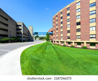 Rochester, MN, USA - Aug. 5, 2022: Saint Marys Hospital And Mayo Clinic