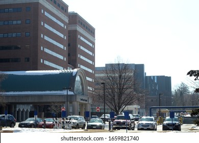 Rochester, MN/USA - 02/29/2020: St. Mary's Clinic On The Rochester Mayo Hospital Campus