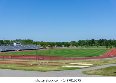 Rochester, New York/United States - August 21, 2019: Rochester Institute Of Technology Track & Field