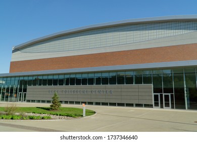 Rochester, New York/United States - May 20, 2020: Rochester Institute Of Technology Gene Polisseni Center Where Hockey Games Are Played.