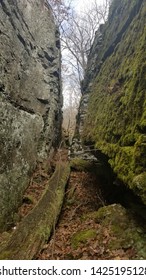 Rock Alley On A Trail In Devil's Den State Park Arkansas.