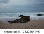 A rock at Baishawan Beach, Pingtung, Taiwan