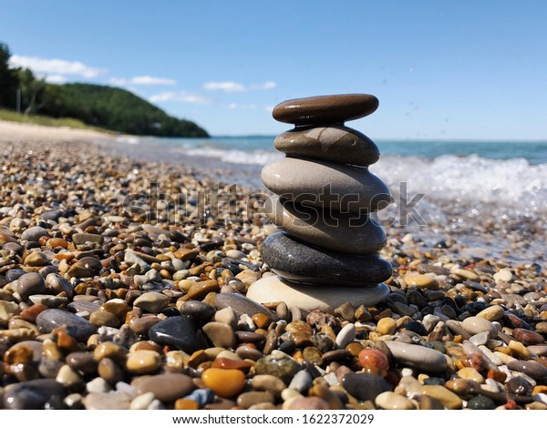 Rock Rock Balance Zen Nature Relaxation Stock Photo Edit Now