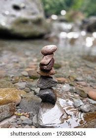 Rock Balancing in the Falls 