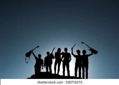 Rock Band Silhouette