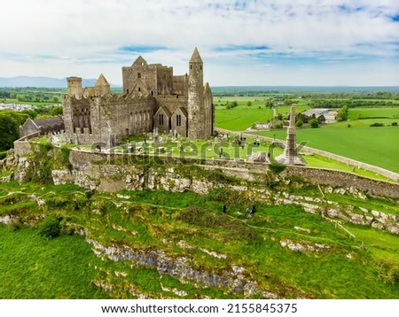 The Rock of Cashel, also known as Cashel of the Kings and St. Patricks Rock, a historic site located at Cashel, County Tipperary. One of the most famous tourist attractions in Ireland