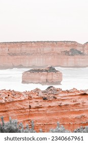 rock cliff at the great ocean road Australia - Shutterstock ID 2340667961