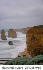 rock cliff at the great ocean road Australia - Shutterstock ID 2340667965