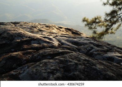 The Rock At Cliff Side 