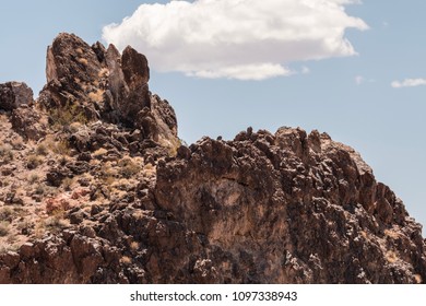 Rock cliffs in the desert
