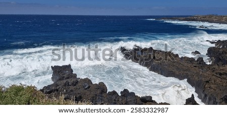 Similar – Image, Stock Photo Las Palmas rock cliffs