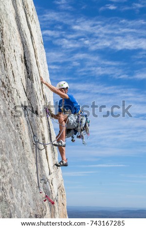 Rock climbing in the Gunks