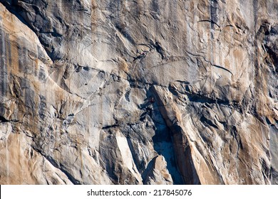 Rock Climbing On El Capitan