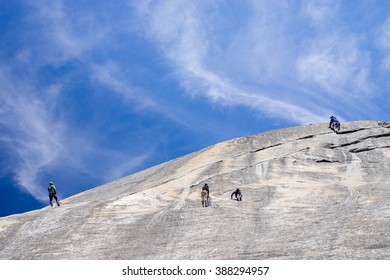 Rock Climbing In Yosemite