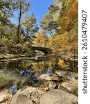 Rock Creek Park Washington D.C. Autumn scene