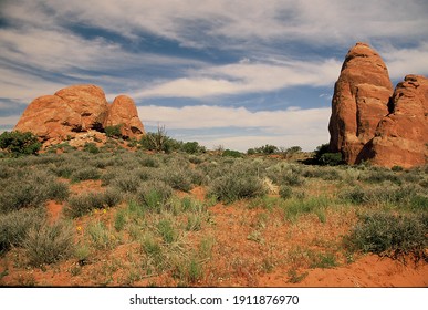 Rock And Desert In Southern Utah