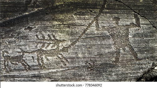 Стоковая фотография 778346092: Rock Drawings Val Camonica Valcamonica ...