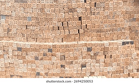 rock eart for the building 