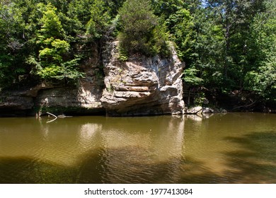 Rock Formation Along Sugar Creek