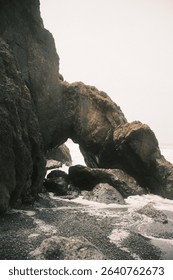 Rock formation at Ruby beach 