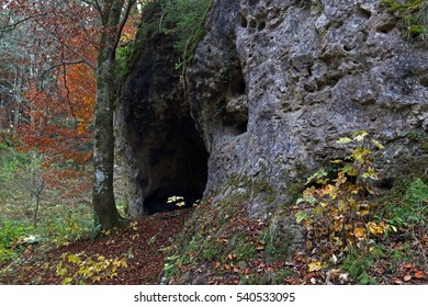 Rock Formation In The Swabian Jura, Germany