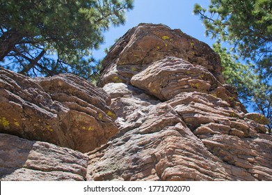 Rock Formation In Toiyabe National Forest On Mount Rose In Nevada