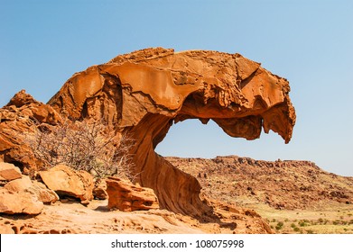 Rock Formation At Twyfelfontein