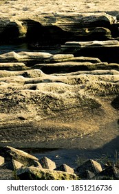 Rock Formations Band Of Tama River (Tokyo Akishima)