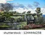 The rock formations at Brimham in Nidderdale are scattered over 50 acres on Brimham Moor