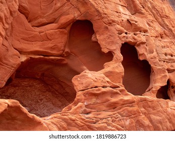 Rock Formations In Calico Basin