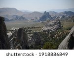 Rock formations at City of Rocks National Reserve in Idaho	