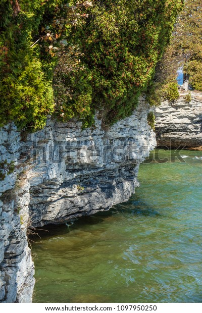 Rock Formations Door County Wisconsin Park Stock Photo Edit